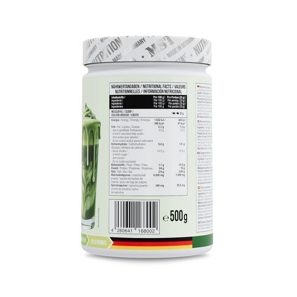 MST&reg; Best EGG Protein Iced Matcha-Latte | Без лактози | Яєчний протеїн Матча-Лате 20 порцій 500 грамів 1041 фото
