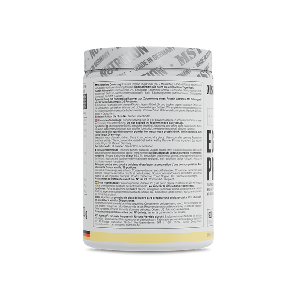 MST&reg; Best EGG Protein Vanilla | Без лактози | Яєчний протеїн Ваніль 36 порцій 900 грамів 2003 фото