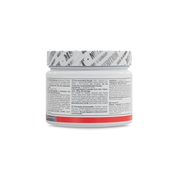 MST&reg; L-Glutamine Pure | Амінокислота Глютамiн Без смаку 300 грамів 1000 фото