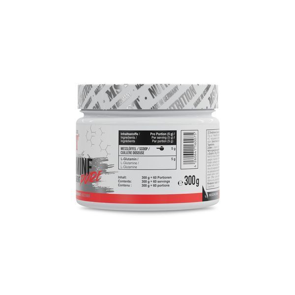 MST&reg; L-Glutamine Pure | Амінокислота Глютамiн Без смаку 300 грамів 1000 фото