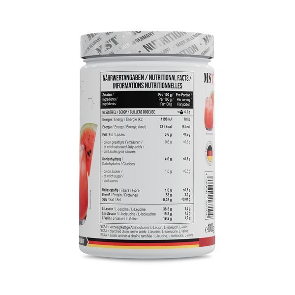 MST&reg; BCAA Zero Кавун без цукру 153 порцiй 1000 грамів 1015 фото