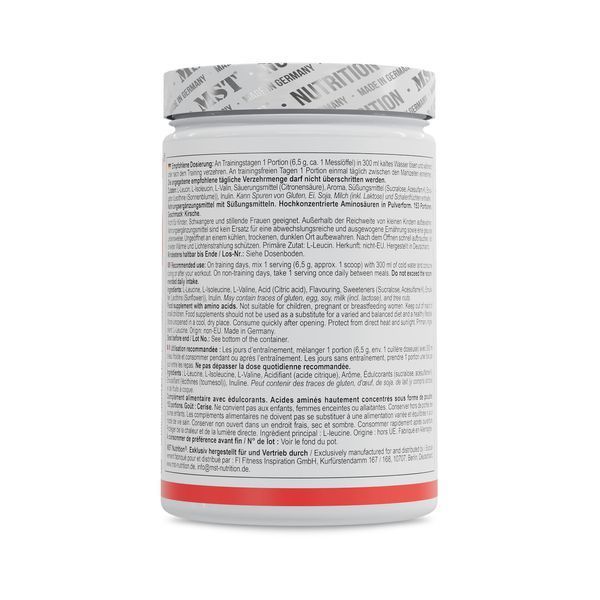 MST&reg; BCAA Zero Вишня без цукру 153 порцiй 1000 грамів 1018 фото