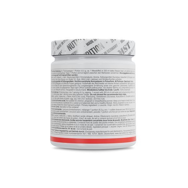 MST&reg; BCAA Zero Вишня без цукру 46 порцiй 300 грамів 1019 фото